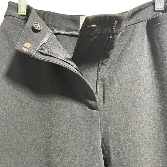 Chico's High Waist Flare Leg Black Trousers Women's Dress Pants Size 0 Tall - Picture 6 of 8